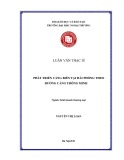 Luận văn Thạc sĩ Kinh doanh thương mại: Phát triển cảng biển tại Hải Phòng theo hướng cảng thông minh