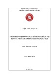 Luận văn Thạc sĩ Kinh doanh thương mại: Phát triển thị trường vận tải hành khách nội địa của Vietnam Airlines giai đoạn 2021-2026