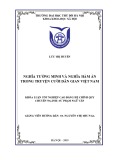 Khoá luận tốt nghiệp Sư phạm Ngữ Văn: Nghĩa tường minh và nghĩa hàm ẩn trong truyện cười dân gian Việt Nam