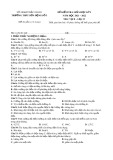 Đề thi giữa học kì 1 môn Vật lí lớp 11 năm 2021-2022 - Trường THPT Sơn Động số 3