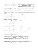 Đề thi giữa học kì 1 môn Toán lớp 7 năm 2021-2022 có đáp án - Trường THCS Nguyễn Trãi