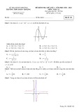 Đề thi giữa học kì 1 môn Toán lớp 12 năm 2021-2022 có đáp án - Trường THPT Đoàn Thượng