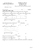 Đề thi giữa học kì 1 môn Toán lớp 12 năm 2021-2022 - Trường THPT Sơn Động số 3