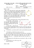 Đề thi tuyển sinh vào lớp 10 môn Vật lý năm 2020-2021 có đáp án - Sở GD&ĐT Quảng Nam