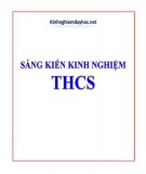 Sáng kiến kinh nghiệm THCS: Phương pháp nhận biết các chất vô cơ