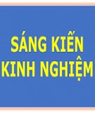 Sáng kiến kinh nghiệm THCS: Một số kinh nghiệm nâng cao hiệu quả công tác chủ nhiệm lớp