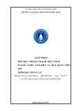 Giáo trình Bao bì thực phẩm (Nghề: Chế biến và bảo quản thuỷ sản - Trung cấp) - Trường Cao đẳng Cộng đồng Đồng Tháp