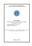 Giáo trình Thuốc và hóa chất dùng trong nuôi trồng thủy sản (Nghề: Bệnh học thuỷ sản - Trung cấp) - Trường Cao đẳng Cộng đồng Đồng Tháp