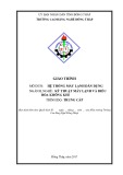 Giáo trình Hệ thống máy lạnh dân dụng (Nghề: Kỹ thuật máy lạnh và điều hòa không khí - Trung cấp) - Trường Cao đẳng nghề Đồng Tháp