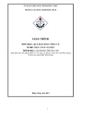 Giáo trình Tiện trụ ngắn, trụ bậc, tiện trụ dài L≈10D, tiện cắt rãnh, cắt đứt (Nghề: Điện công nghiệp - CĐ/TC) - Trường Cao đẳng nghề Đồng Tháp