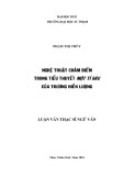 Luận văn Thạc sĩ Ngữ văn: Nghệ thuật châm biếm trong tiểu thuyết Một tỷ sáu của Trương Hiền Lượng