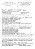 Đề thi thử tốt nghiệp THPT môn Địa lý năm 2020-2021 có đáp án - Sở GD&ĐT Quảng Nam (Mã đề 701)