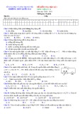 Đề kiểm tra học kì 1 môn Vật lý lớp 11 năm 2020-2021 có đáp án - Sở GD&ĐT Hà Nội (Mã đề 003)