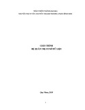 Giáo trình Hệ quản trị cơ sở dữ liệu - Trần Thiên Thành