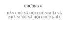 Bài giảng Chủ nghĩa xã hội khoa học: Chương 4 - Trường ĐH Xây dựng