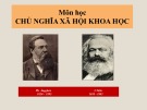 Bài giảng Chủ nghĩa xã hội khoa học: Chương 1 - Trường ĐH Xây dựng