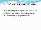 Bài giảng Hoá học đại cương: Chương 1 - ThS. Trần Thị Minh Nguyệt