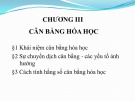 Bài giảng Hoá học đại cương: Chương 3 - ThS. Trần Thị Minh Nguyệt