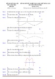 Đề thi thử tốt nghiệp THPT môn Toán năm 2021 theo cấu trúc minh họa (Đề số 6)