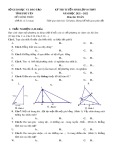 Đề thi tuyển sinh lớp 10 môn Toán năm 2021-2022 có đáp án - Sở GD&ĐT Phú Yên