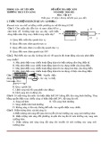 Đề kiểm tra học kì 2 môn Vật lí lớp 9 năm 2020-2021 có đáp án - Trường THCS Tân Long