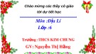 Bài giảng Địa lí lớp 6 bài 15: Lớp vỏ khí của trái đất, khí áp và gió trên trái đất