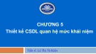 Bài giảng Hệ cơ sở dữ liệu: Chương 5.1 - TS. Lê Thị Tú Kiên