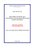 Luận văn Thạc sĩ Tài chính ngân hàng: Hoàn thiện cơ chế mua bán vốn tập trung tại Ngân hàng thương mại cổ phần Tiên Phong