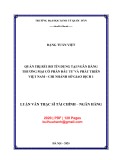 Luận văn Thạc sĩ Tài chính ngân hàng: Quản trị rủi ro tín dụng tại Ngân hàng thương mại cổ phần Đầu tư và Phát triển Việt Nam - Chi nhánh Sở giao dịch 1
