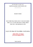 Luận văn Thạc sĩ Tài chính ngân hàng: Phát triển hoạt động cho vay doanh nghiệp nhỏ và vừa tại NH TMCP Đầu tư Phát triển Việt Nam - chi nhánh Hưng Yên