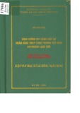 Luận văn thạc sĩ Tài chính ngân hàng: Tăng cường huy động vốn tại Ngân hàng TMCP Công thương Việt Nam chi nhánh Lạng Sơn
