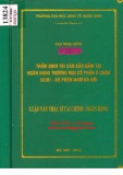 Luận văn thạc sĩ Tài chính ngân hàng: Thẩm định tài sản bảo đảm tại Ngân hàng thương mại cổ phần Á Châu (ACB) - Bộ phận Nam Hà Nội