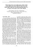 Phân tích ứng suất, biến dạng tháp cống lắp ghép ứng suất trước căng sau với hình thức tiếp xúc ngàm âm dương mố vát - áp dụng cho tháp cống Vĩnh Trinh