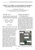 Nghiên cứu ô nhiễm của polychlorinated biphenyl (PCB) trong trầm tích sông Kim Ngưu, Hà nội