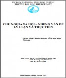 Sách hướng dẫn học tập Chủ nghĩa xã hội và những vấn đề lý luận và thực tiễn: Phần 2 - Trường ĐH Thủ Dầu Một