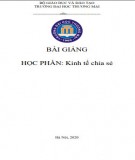 Bài giảng Kinh tế chia sẻ: Phần 2