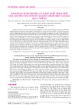 Khả năng sinh trưởng và năng suất thân thịt của lợn DVN1 và DVN2 từ nguồn gen Duroc Canada qua 3 thế hệ