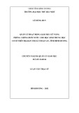 Luận văn Thạc sĩ Quản lý giáo dục: Quản lý hoạt động giáo dục kỹ năng phòng chống đuối nước cho học sinh trung học cơ sở trên địa bàn thị xã Thuận An, tỉnh Bình Dương