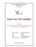 Báo cáo tốt nghiệp: Đánh giá hiệu quả hoạt động Marketing cho sản phẩm gỗ - ván ép của công ty TNHH Đào Bách