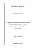 Luận văn Thạc sĩ Lịch sử Việt Nam: Quá trình Công nghiệp hóa - Đô thị hóa ở thị xã Tân Uyên, tỉnh Bình Dương (1997-2017)