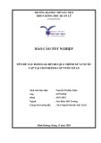 Báo cáo tốt nghiệp: Đánh giá rủi ro quá trình xử lí nước cấp tại Chi nhánh Cấp Nước Dĩ An