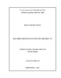 Luận văn Thạc sĩ Văn học Việt Nam: Đặc điểm truyện ngắn Nguyễn Thị Thụy Vũ