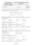 Đề thi thử tốt nghiệp THPT môn Toán năm 2022 có đáp án - Sở GD&ĐT Nghệ An (Mã đề 101)