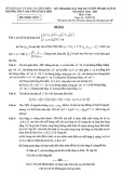 Đề khảo sát đội tuyển HSG QG môn Toán lớp 12 năm 2022-2023 - Trường THPT chuyên Lê Quý Đôn