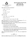 Đề thi giữa học kì 1 môn Toán lớp 8 năm 2022-2023 - Trường THCS&THPT Lương Thế Vinh, Hà Nội