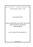 Luận văn Thạc sĩ Quản trị nhân lực: Đào tạo, bồi dưỡng công chức tại Ủy ban nhân dân huyện Yên Khánh, tỉnh Ninh Bình