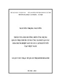 Luận văn Thạc sĩ Quản trị kinh doanh: Nhân tố ảnh hưởng đến ứng dụng quản trị chuỗi cung ứng xanh tại các doanh nghiệp sản xuất, lắp ráp ô tô tại Việt Nam