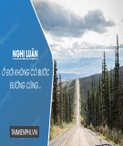 Nghị luận xã hội chủ đề: Ở đời này không có con đường cùng