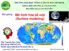 Bài giảng Mô hình hóa bề mặt: Chương 3 - ThS. Nguyễn Duy Liêm