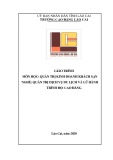 Giáo trình Quản trị kinh doanh khách sạn (Ngành: Quản trị du lịch và lữ hành - Cao đẳng) - Trường Cao đẳng Lào Cai